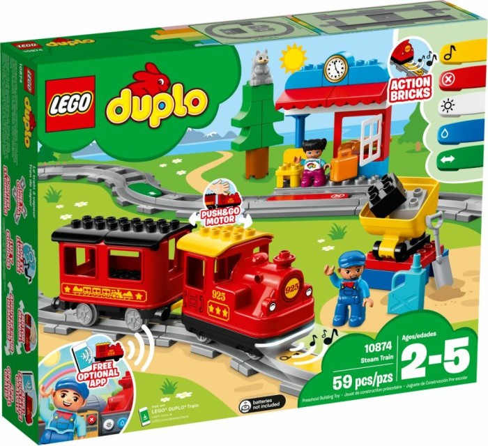 LEGO DUPLO Dampfeisenbahn (10874)