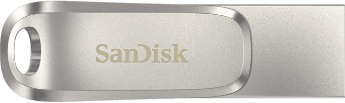 SanDisk Ultra Dual Drive Luxe srebrny 64GB, USB-A 3.0/USB-C 3.0