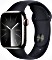 Apple Watch Series 9 (GPS + Cellular) 41mm Edelstahl graphit mit Sportarmband M/L Mitternacht (MRJ93QF)