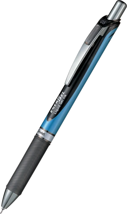 PENTEL - Roller Energel Metal Slim Punta 0.7mm Fusto Nero - BL447A-A - 810035300002 - 10
