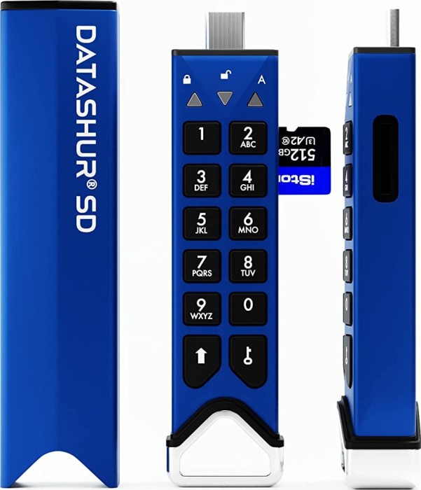 iPamięć masowa datAshur SD Twin pack, 2 sztuki, USB-C 3.0 [wtyczka]