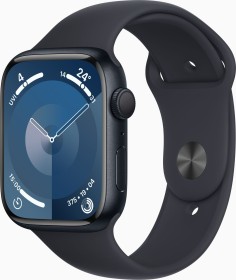 Apple Watch Series 9 (GPS) 45mm Aluminium Mitternacht mit Sportarmband M/L Mitternacht