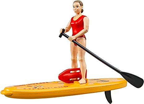 Bruder bworld lifeguard with stand-up paddle