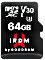 goodram M3AA IRDM MICROCARD R100/W40 microSDXC 64GB Kit, UHS-I U3, Class 10 (IR-M3AA-0640R12)