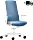 Interstuhl Pure Interior Edition #08 fotel biurowy, jasnoniebieski/biały
