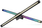 BlitzWolf RGB-Monitor LED-Lampe, LED-Lampe für Monitore, dimmbar, schwarz, USB
