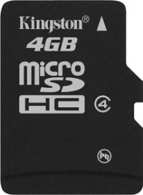 microSDHC 4GB Class 4