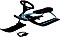 Stiga Snowracer Iconic Lenkschlitten teal/black (73-4211-09)