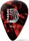D'Addario Classic Celluloid Pick, Red Pearl, Heavy Gauge (1.0mm), 25-Pack (1CRP6-25)
