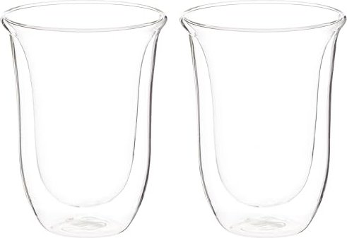 DeLonghi Doppelwandige Latte-Macchiato-Gläser-Set, 2-tlg.