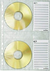 Durable CD/DVD Leerhülle 5x
