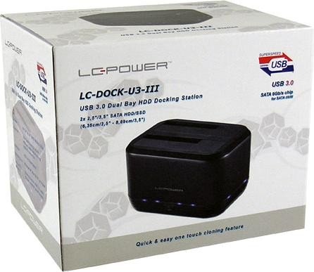 LC-Power LC-DOCK-U3-III stacja dokująca, USB-B 3.0
