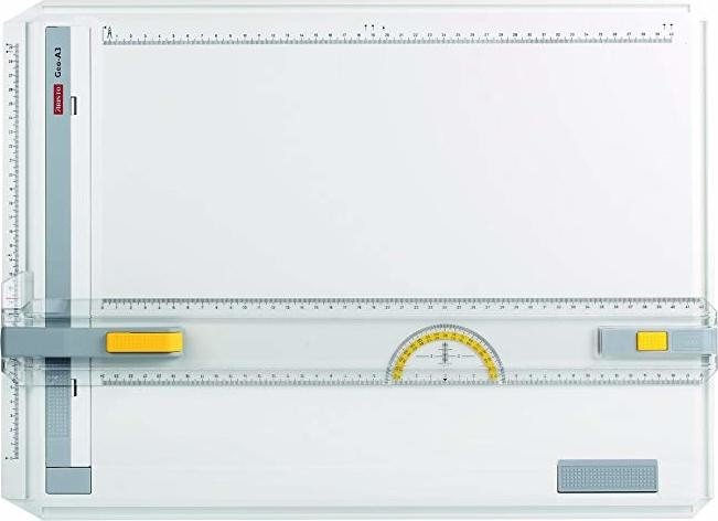 Aristo Geo Board Zeichenplatte A3, weiß, Schnellzeichendreieck, im Karton