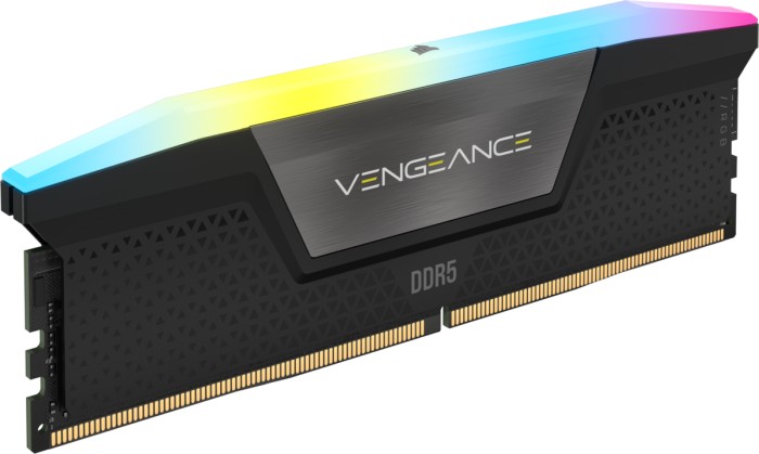  CORSAIR VENGEANCE RGB DDR5 RAM 32GB (2x16GB) 6000MHz CL40 Intel  XMP iCUE Compatible Computer Memory - Black (CMH32GX5M2B6000C40) :  Electronics