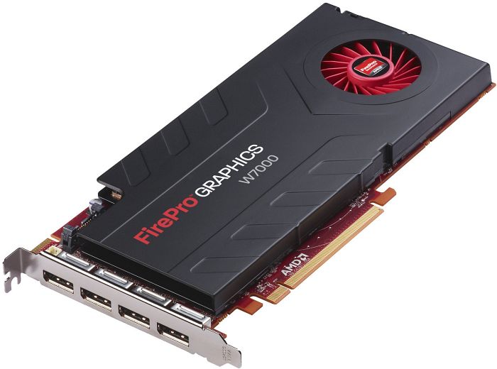 AMD FirePro W7000, 4GB GDDR5, 4x DP