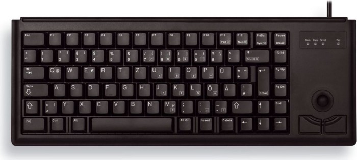 Cherry G84-4400 Compact-Keyboard schwarz, Cherry ML, PS/2, DE