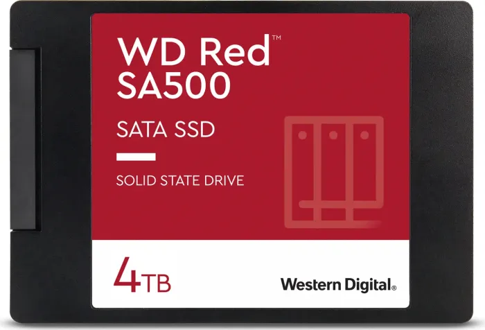 Western Digital WD Red SA500 NAS SATA SSD 4TB, 2.5" / SATA 6Gb/s