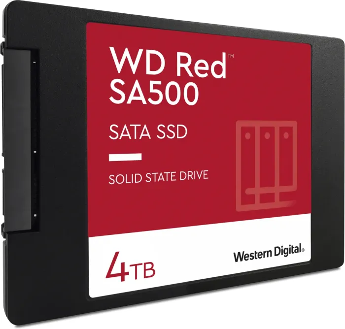 Western Digital WD Red SA500 NAS SATA SSD 4TB, 2.5" / SATA 6Gb/s