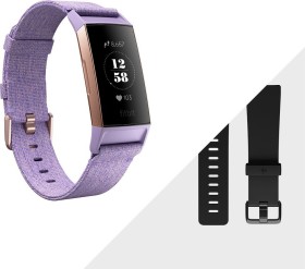 Fitbit Charge 3 Special Edition Aktivitäts-Tracker lavendel/aluminium/rosegold