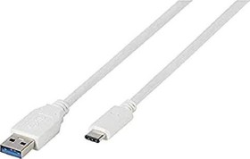 Vivanco USB Type-C/USB-A Daten- und Ladekabel 1.0m weiß