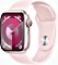 Apple Watch Series 9 (GPS) 41mm Aluminium rosé mit Sportarmband M/L hellrosa (MR943QF)