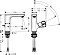 Hansgrohe AXOR Urquiola Einhebel-Waschtischmischer 130 mit Zugstangen-Ablaufgarnitur polished nickel Vorschaubild