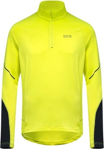 Gore Wear Mid Zip Shirt langarm neon yellow/black (Herren)