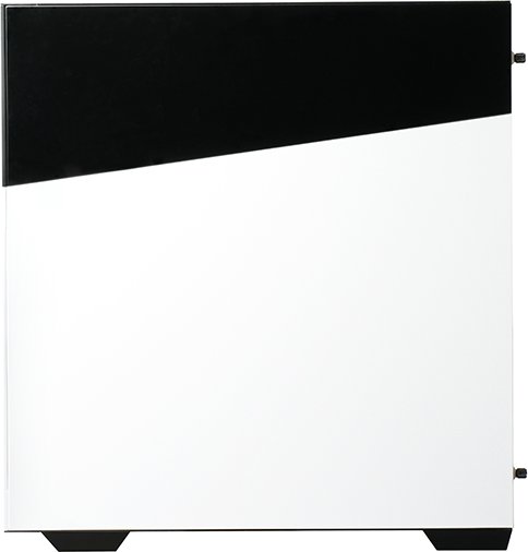Enermax K8 Snow White Black, biały/czarny, szklane okno