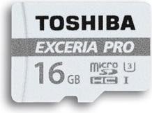 Toshiba Exceria Pro M401 R95/W80 microSDHC 16GB, UHS-I U3, Class 10