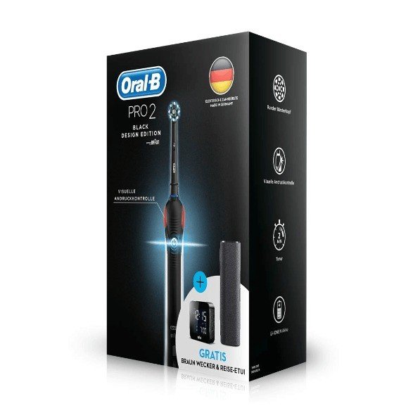 Getand Herkenning rechtop Oral-B PRO 2500 Black Design Edition | Skinflint Price Comparison UK