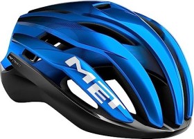 MET Trenta MIPS Helm black blue metallic matt glossy