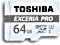 Toshiba Exceria Pro M401 R95/W80 microSDXC 64GB, UHS-I U3, Class 10 (THN-M401S0640E2)