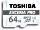 Toshiba Exceria Pro M401 R95/W80 microSDXC 64GB, UHS-I U3, Class 10 (THN-M401S0640E2)