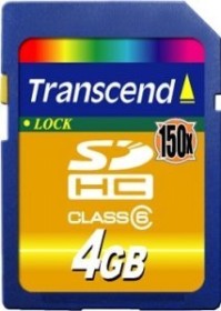 Transcend 150x R22 SDHC 4GB, Class 6