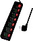 LogiLink Steckdosenleiste, 6-fach, einzeln schaltbar, 1.5m, schwarz (LPS233)