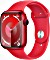 Apple Watch Series 9 (GPS) 45mm Aluminium (PRODUCT)RED, mit Sportarmband S/M (PRODUCT)RED, (MRXJ3QF)