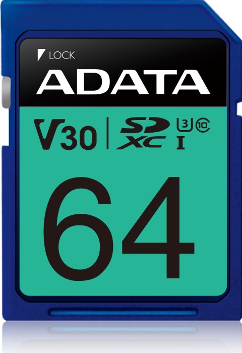 ADATA Premier Pro R100/W80 SDXC 64GB, UHS-I U3, Class 10