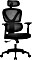 Songmics Bürostuhl ergonomisch mit verstellbarer Rückenlehne, schwarz (OBN064B01)