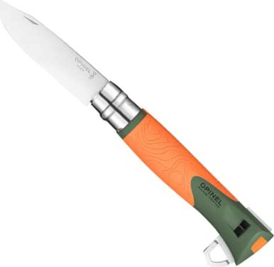 Couteau EXPLORE n°12 orange avec tire tique