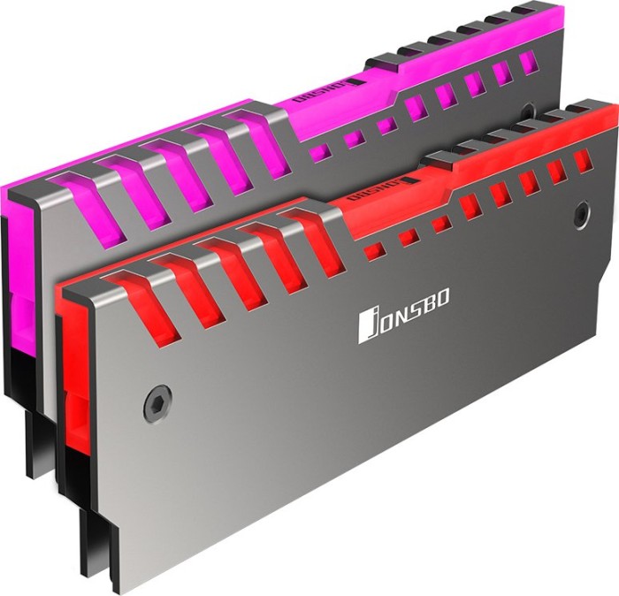 Jonsbo NC-2 RGB silber, RAM-Kühler, 2er-Pack