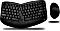 Adesso TruKszta&#322;t Wireless Ergo mini keyboard and Mouse czarny, USB, US (WKB-1150CB)
