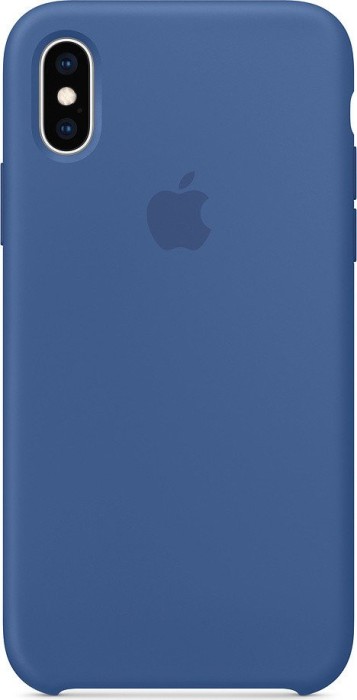 Apple Silikonowe etui do iPhone'a XS delftyjski błękit