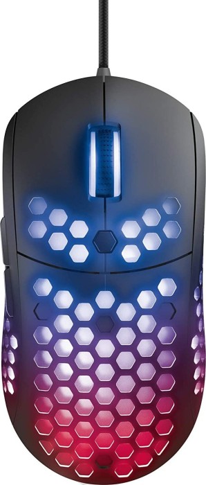 Mouse mit mit Honigwabenmantel, 74 g, bis 10.000 DPI, Einstellbare Pollrate bis zu 1000 Hz Schwarz Trust Gaming GXT 960 Graphin Leichte RGB-beleuchtete Gaming Maus 