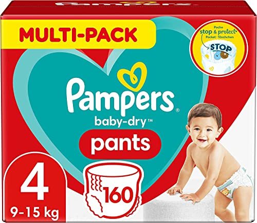 Pampers Baby-Dry pants Gr.4 Einwegwindel, 9-15kg, 160 Stück