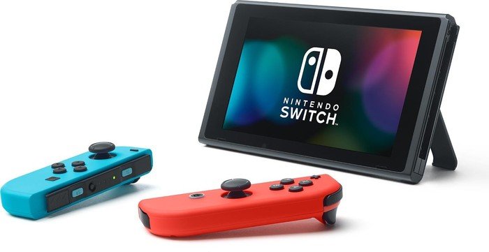 Nintendo Switch schwarz/blau/rot