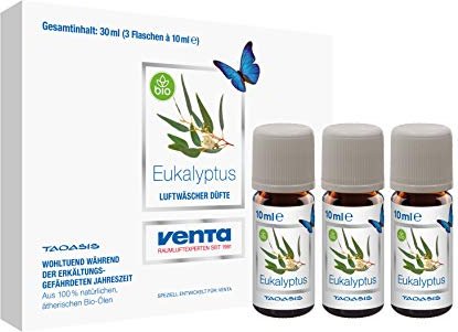 Venta Bio-Duft Eukalyptus Duftöl, 30ml (3x 10ml)