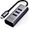 Satechi 2-in-1 USB-Hub, Space Gray, RJ-45, USB-C 3.0 [Stecker] (ST-TC2N1USB31AM)