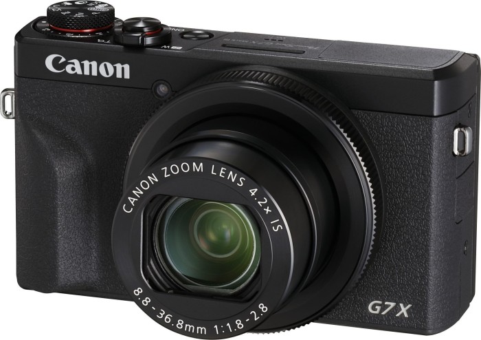 Canon PowerShot G7 X Mark III – Digitalkamera – Kompaktkamera – 20.1 MPix – 4K / 30 BpS – 4.2x optischer Zoom – Wi-Fi, Bluetooth – Schwarz
