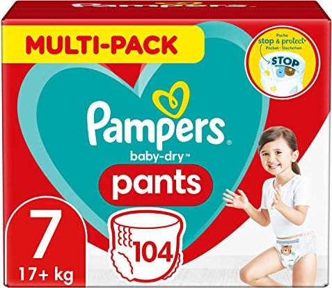 Pampers Baby-Dry pants Gr.7 Einwegwindel, 17+kg
