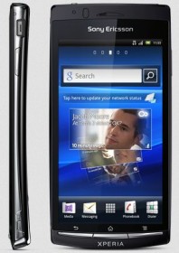 Sony Ericsson Xperia arc S gloss black